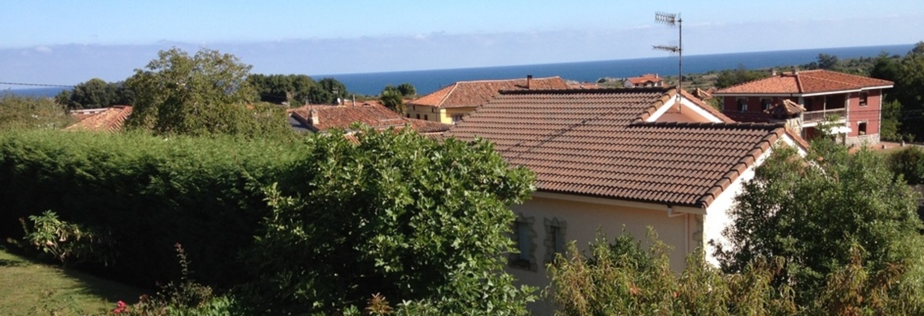 vista desde las habitaciones de los apartamentos rurales