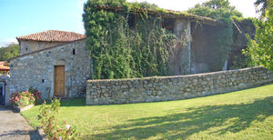 vista principal de la ruina